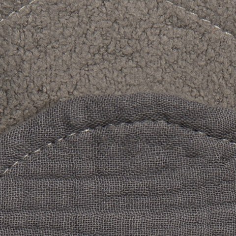 Hi Little One przytulanka doudou z zapachem mamy z zawieszką na smoczek BIO bawełna CLOUD Grey