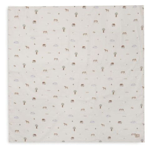 Jollein 2 otulacze niemowlęce Hydrophilic 115x115 cm FARM