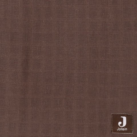 Jollein 2 otulacze niemowlęce Hydrophilic 115x115 cm Listki MEADOW Chestnut