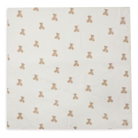 Jollein 2 otulacze niemowlęce Hydrophilic 115x115 cm Misie TEDDY BEAR