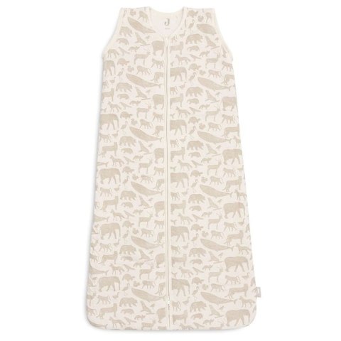 Jollein śpiworek niemowlęcy do spania całoroczny z odpinanymi rękawami ANIMALS NOUGAT 70 cm