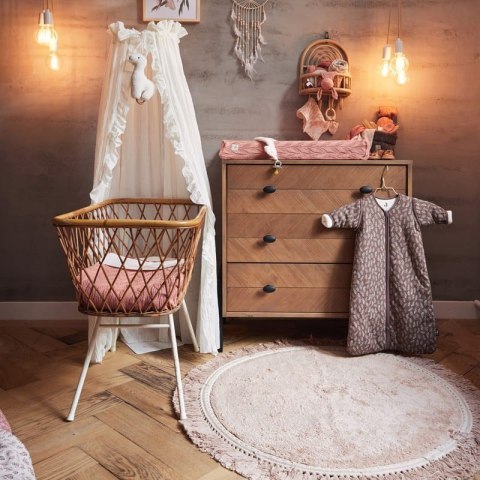 Jollein śpiworek niemowlęcy do spania całoroczny z odpinanymi rękawami MEADOW Chestnut 70 cm