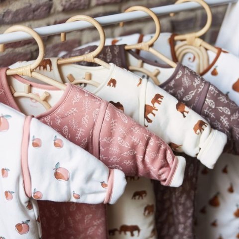 Jollein śpiworek niemowlęcy do spania całoroczny z odpinanymi rękawami MEADOW Chestnut 70 cm