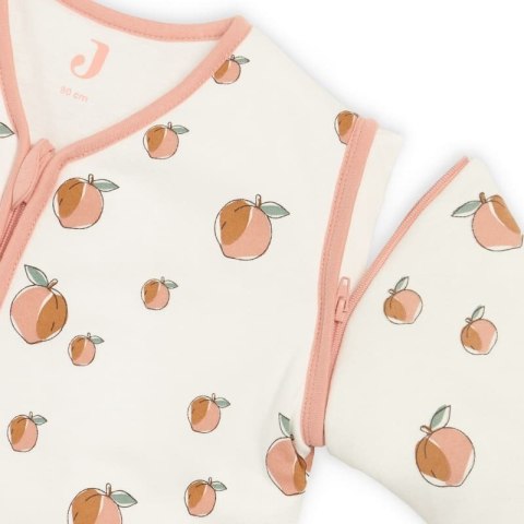 Jollein śpiworek niemowlęcy do spania całoroczny z odpinanymi rękawami PEACH 70 cm
