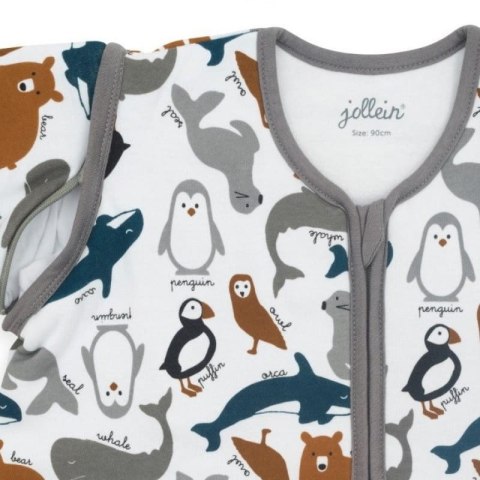 Jollein śpiworek niemowlęcy do spania całoroczny z odpinanymi rękawami POLAR 70 cm