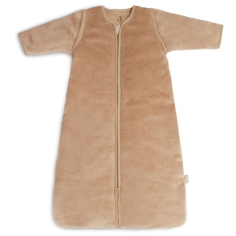 Jollein śpiworek niemowlęcy do spania całoroczny z odpinanymi rękawami VELVET Biscuit 70 cm