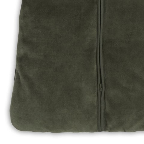 Jollein śpiworek niemowlęcy do spania całoroczny z odpinanymi rękawami VELVET Leaf Green 70 cm