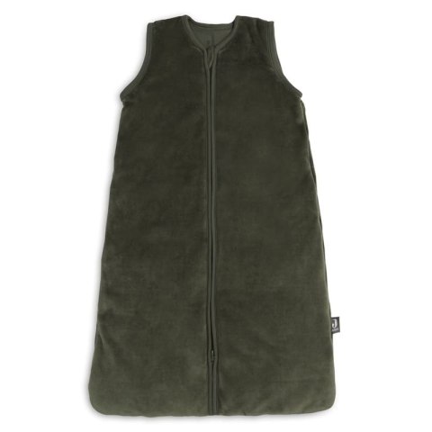 Jollein śpiworek niemowlęcy do spania całoroczny z odpinanymi rękawami VELVET Leaf Green 70 cm