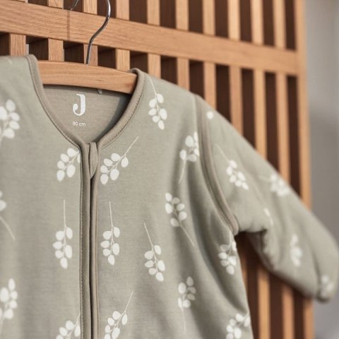 Jollein śpiworek niemowlęcy do spania całoroczny z odpinanymi rękawami TWIG OLIVE GREEN 70 cm