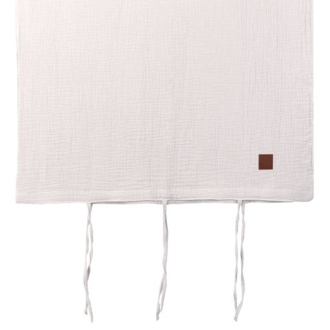 Hi Little One poszewka na pościel dla niemowląt z oddychającej organicznej BIO bawełny MOUSE White/Beige