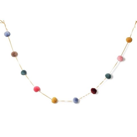 Picca LouLou girlanda pompony naścienna 3 metry