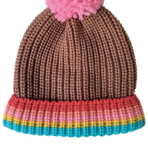 Rockahula Kids czapka zimowa dla dziewczynki Rainbow Stripe 7-10 lat