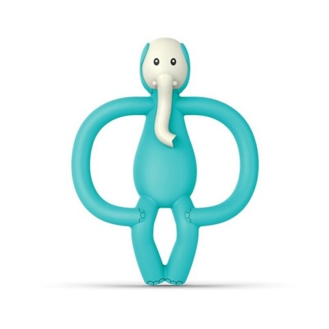 Matchstick Monkey gryzak silikonowy sensoryczny z mini szczoteczką Animals Elephant