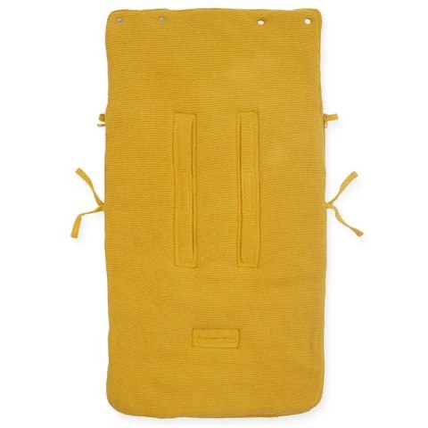 Jollein ciepły śpiworek do wózka i fotelika BASIC KNIT Ocher