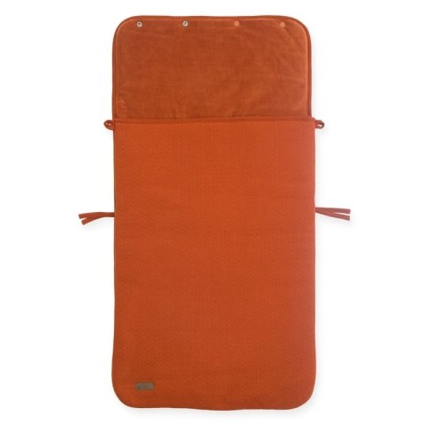 Jollein ciepły śpiworek do wózka i fotelika BRICK VELVET Rust