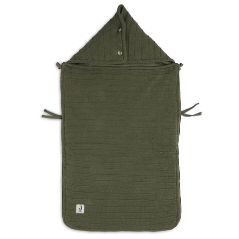 Jollein ciepły śpiworek do wózka i fotelika PURE KNIT Leaf Green