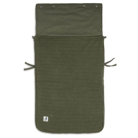 Jollein ciepły śpiworek do wózka i fotelika PURE KNIT Leaf Green
