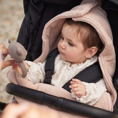 Jollein gryzak silikonowy z grzechotką Miś BEAR