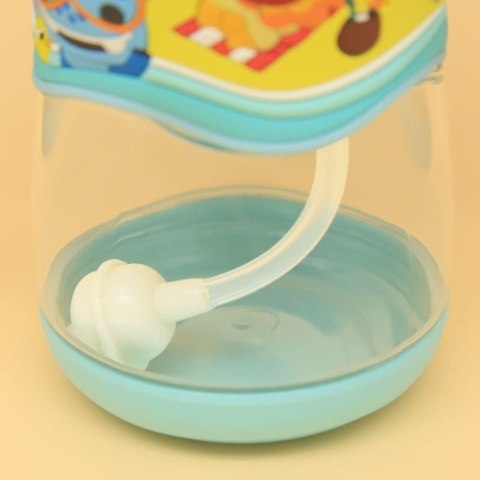 Marcus & Marcus butelka/bidon z obciążoną słomką 3D 2w1 350 ml Pink Pokey