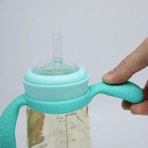 Marcus & Marcus kubek/butelka treningowa z ustnikiem i słomką 3D 2w1 180 ml Pink Pokey