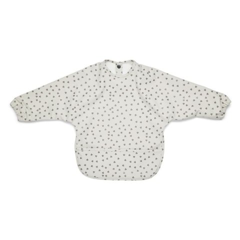 Nuuroo śliniak fartuszek z rękawami i kieszonką wodoodporny Cream Leaf