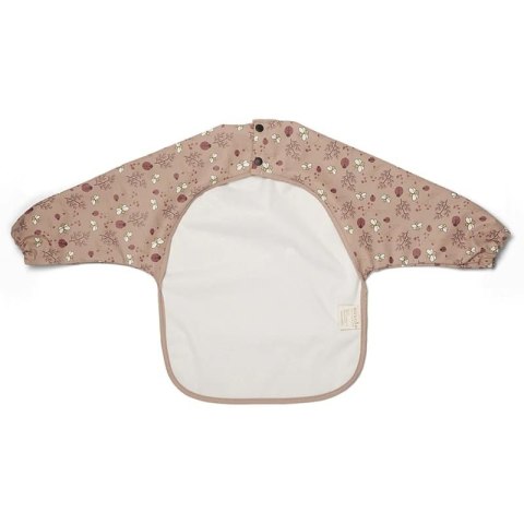 Nuuroo śliniak fartuszek z rękawami i kieszonką wodoodporny dla niemowlaka FLOWER BEE Sand