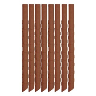 Nuuroo słomki silikonowe zestaw rodzinny 8 szt ADA Caramel Cafe