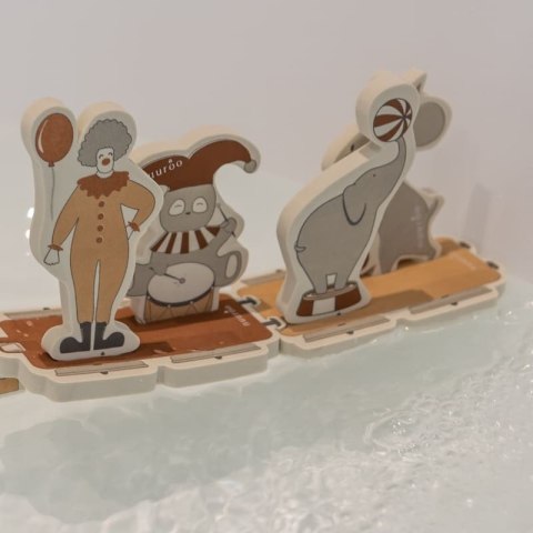 Nuuroo puzzle piankowe do kąpieli 10 elementów CIRCUS TRAIN