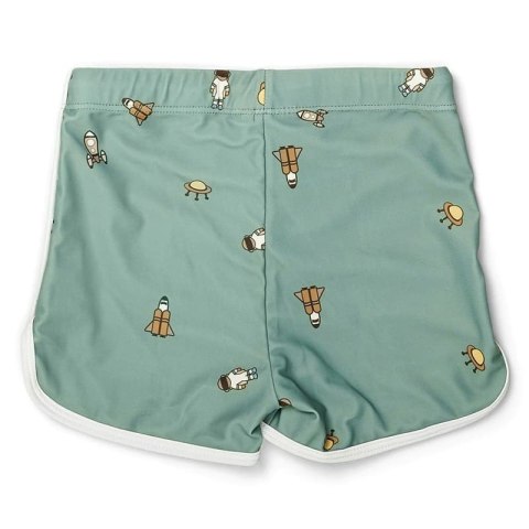 Nuuroo szorty kąpielowe przeciwsłoneczna UV 50+ SPACE Light Green roz. 98-104