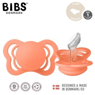 BIBS COUTURE PAPAYA S Smoczek ortodontyczny silikonowy