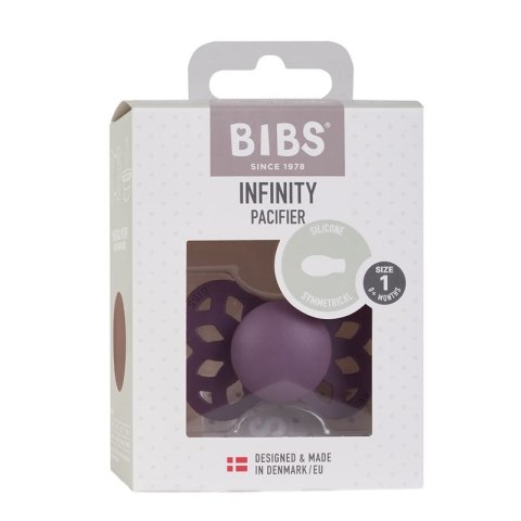 BIBS INFINITY SYMMETRICAL MAUVE S Smoczek Symetryczny Silikonowy
