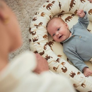 Jollein kokon niemowlęcy gniazdko Słonie SAVANNAH