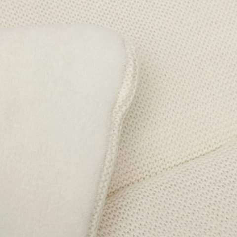 Jollein mata niemowlęca dwustronna do zabawy 95x75 cm Ivory