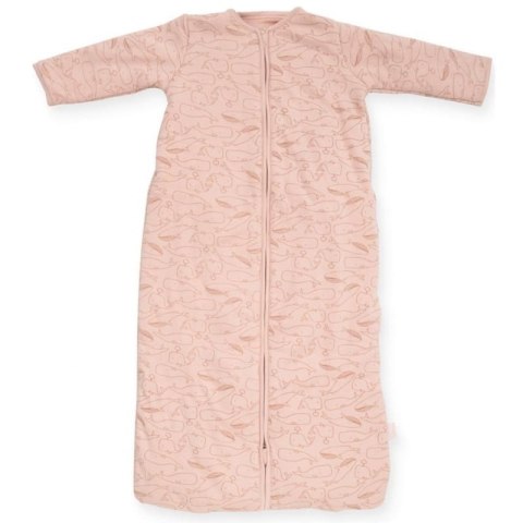 Jollein śpiworek niemowlęcy do spania całoroczny 2 śpiworkowy 4 Pory Roku WHALES Pale Pink 70 cm