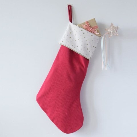 Rockahula Kids skarpeta świąteczna na prezenty 50x18 cm Red