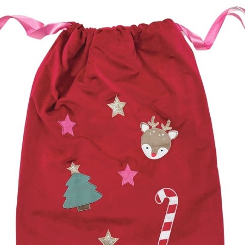 Rockahula Kids worek św Mikołaja na prezenty 54x38 cm Jolly