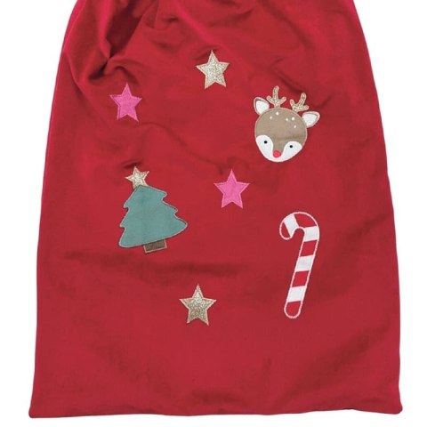 Rockahula Kids worek św Mikołaja na prezenty 54x38 cm Jolly