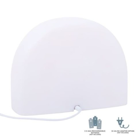 A Little Lovely Company duża lampa LED Tęcza