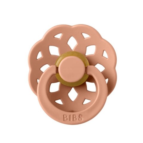 BIBS BOHEME 2-PACK PEACH & WOODCHUCK M Smoczek Uspokajający kauczuk Hevea