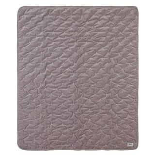 Bizzi Growin aksamitna kołderka Dutch Velvet Grey 120 x 100 cm