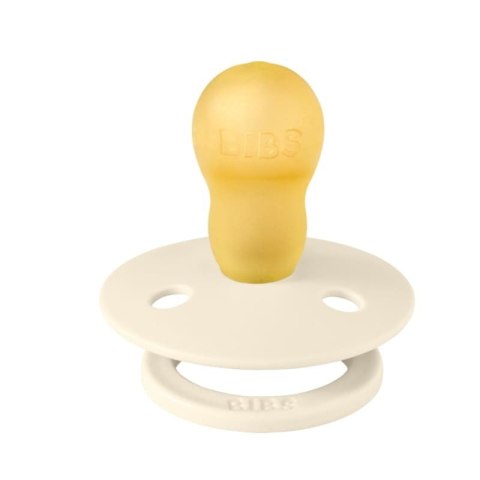 BIBS COLOUR 1 PACK IVORY L Smoczek Uspokajający kauczuk Hevea