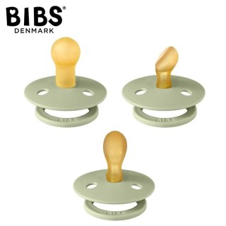 BIBS TRY-IT zestaw 3 szt smoczków niemowlęcych o różnych ustnikach SAGE