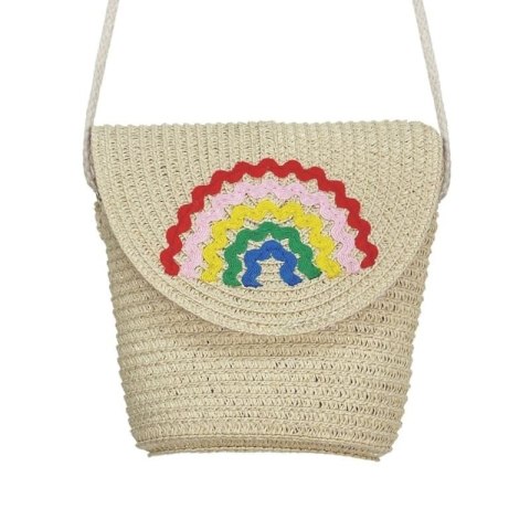Rockahula Kids koszyk plażowy dla dziewczynki Ric Rac Rainbow
