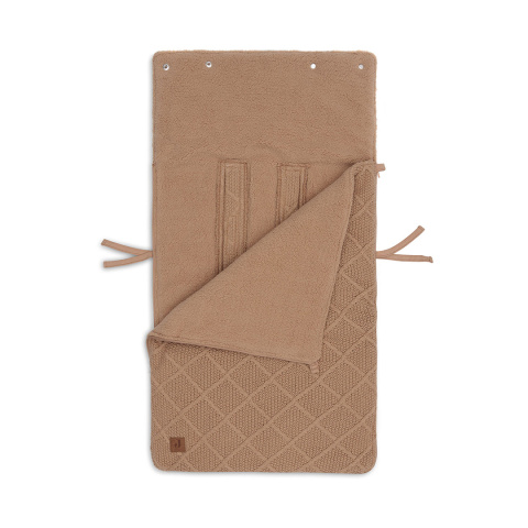 Śpiworek do wózka i fotelika 42x82cm Check Knit Jollein