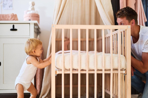 Baldachim nad łóżeczko Vintage 280x155 cm Nougat Jollein