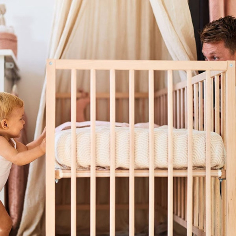 Baldachim nad łóżeczko Vintage 280x155 cm Nougat Jollein