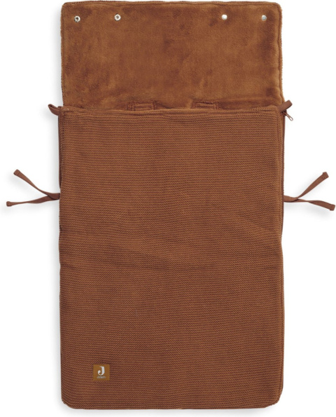 Jollein ciepły śpiworek do wózka i fotelika BASIC KNIT Caramel
