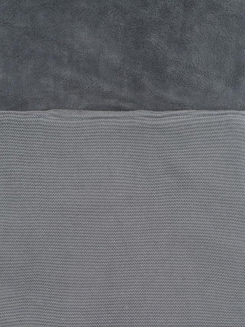 Jollein ciepły śpiworek do wózka i fotelika BASIC KNIT Stone Grey