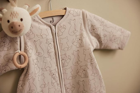 Śpiworek do spania niemowlęcy całoroczny Liski 70cm Jollein