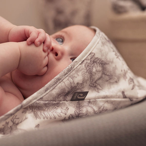 Jollein ręcznik z kapturkiem 75x75 cm PIMPELMEES FOREST ANIMALS